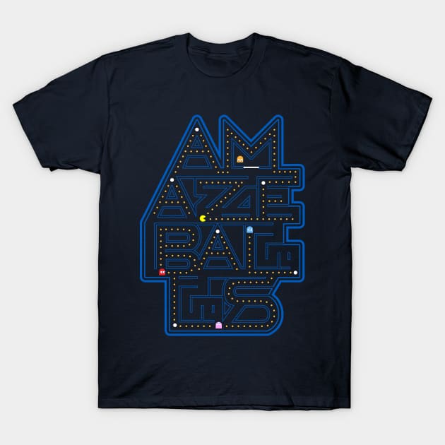 Amazeballs: Pac-Man T-Shirt by Just_Shrug